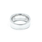 back of the Big Spike Ring in silver from the han cholo precious metal collection