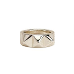 Big Spike Ring, SPIKE RING, Spiked ring, han cholo jewelry, polished ring, gloss ring, gold ring