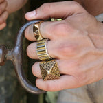 Big Spike Ring, SPIKE RING, Spiked ring, han cholo jewelry, polished ring, gloss ring, gold ring