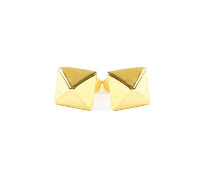 Big Spike Stud Earrings Vermeil Pm Earrings