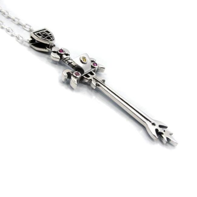 Blazing Sword Pendant Silver / One Size Ss Necklaces