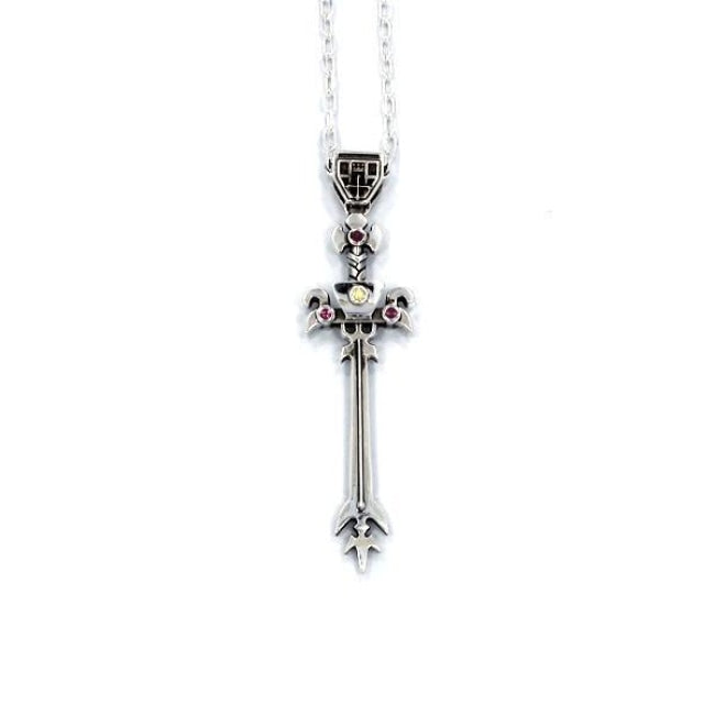 Blazing Sword Pendant Ss Necklaces