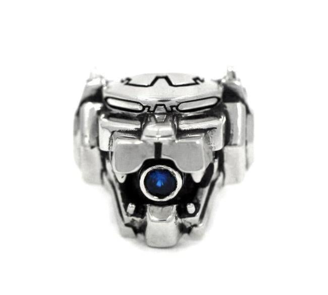 front of the Blue Lion Ring from the han cholo voltron collection