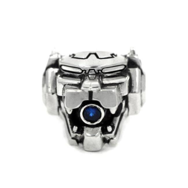 front of the Blue Lion Ring from the han cholo voltron collection