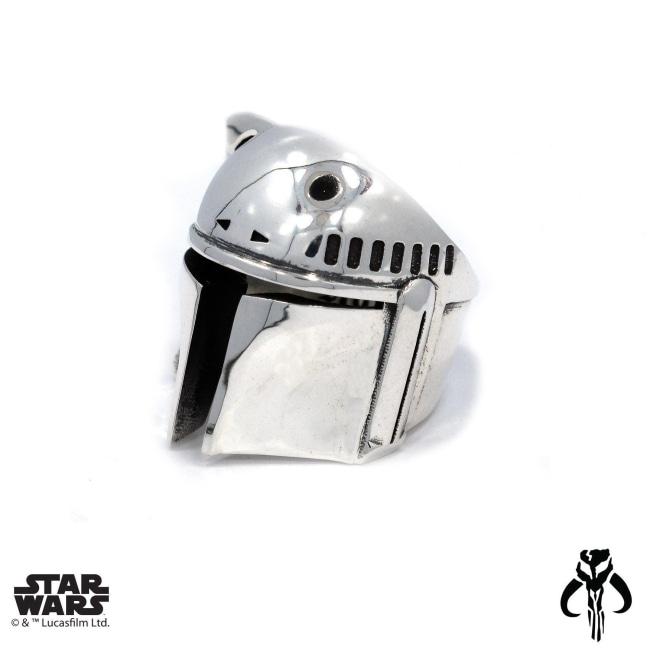 left angle of the Boba Fett Ring from the han cholo star wars collection