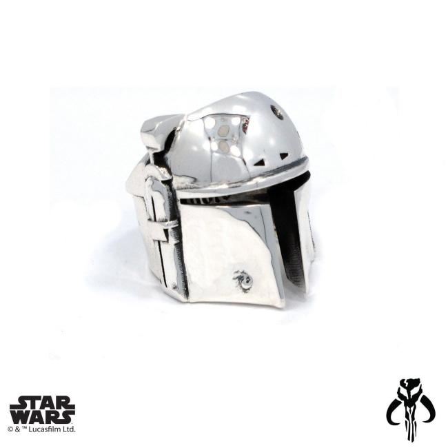 right angle of the Boba Fett Ring from the han cholo star wars collection