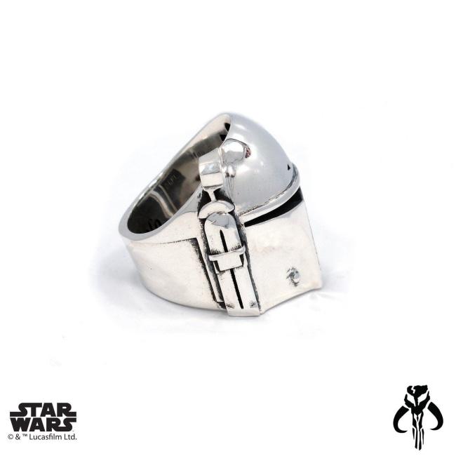 right side of the Boba Fett Ring from the han cholo star wars collection