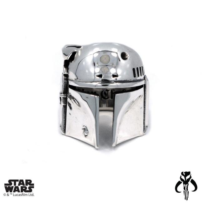 front of the Boba Fett Ring from the han cholo star wars collection