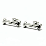 Bone Earring, skeleton earrings, bone studs, bone jewelry, han cholo jewelry, han cholo
