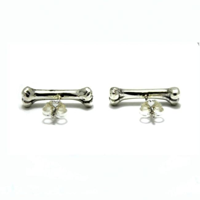Bone Earring, skeleton earrings, bone studs, bone jewelry, han cholo jewelry, han cholo
