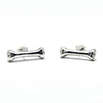 Bone Earring, skeleton earrings, bone studs, bone jewelry, han cholo jewelry, han cholo