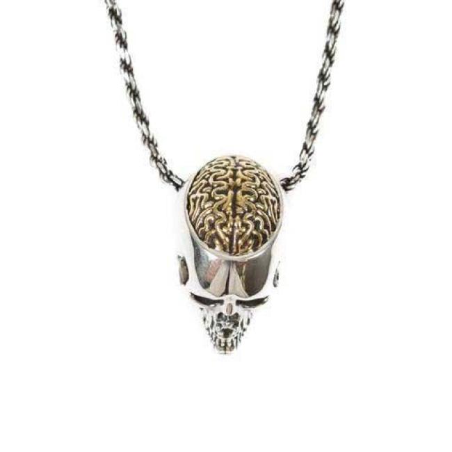 top of the Brain Dead Pendant from the han cholo skulls collection