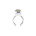 back of the Brain Dead ring from the han cholo skulls collection