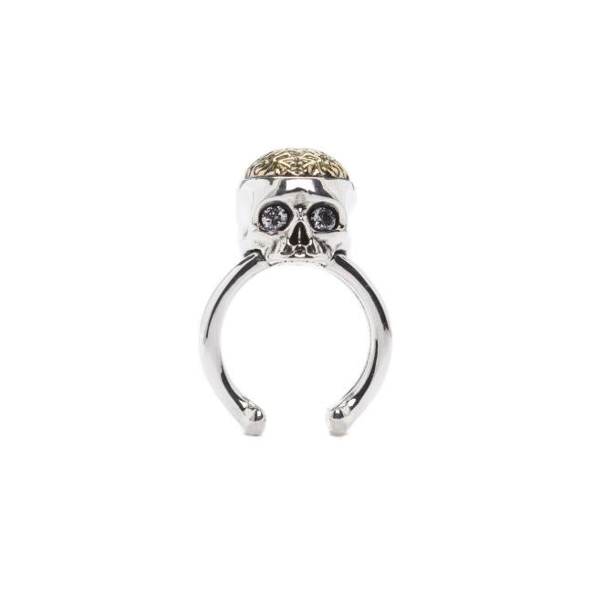 front of the Brain Dead ring from the han cholo skulls collection