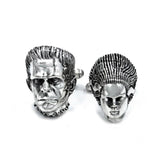 front shot of the Bride And Monster Cufflinks from the universal monsters collection