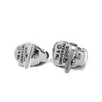 back shot of the Bride And Monster Cufflinks from the universal monsters collection
