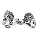 angle shot of the Bride And Monster Cufflinks from the universal monsters collection
