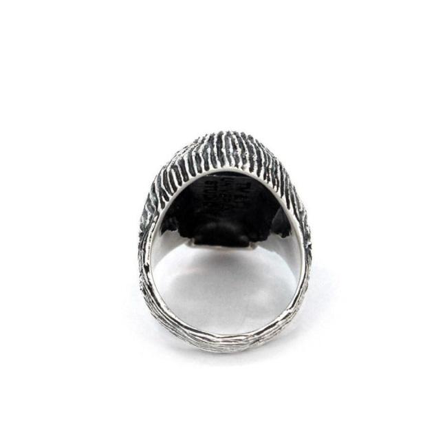 back of the Bride Of Frankenstein Ring from the universal monsters jewelry collection