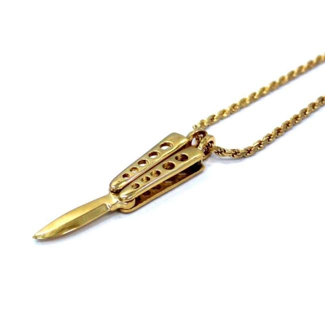 Butterfly Knife Pendant Pm Necklaces