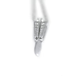Butterfly Knife Pendant Ss Necklaces