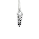Butterfly Knife Pendant Ss Necklaces