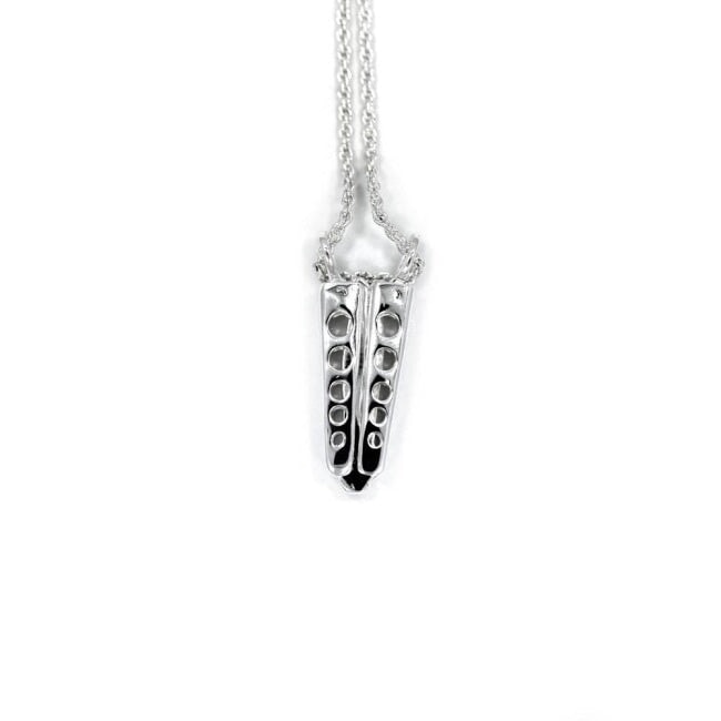 Butterfly Knife Pendant Ss Necklaces