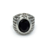 silver ring, silver class ring, onyx stone ring, mens ring with stone, silver ring, mens jewelry