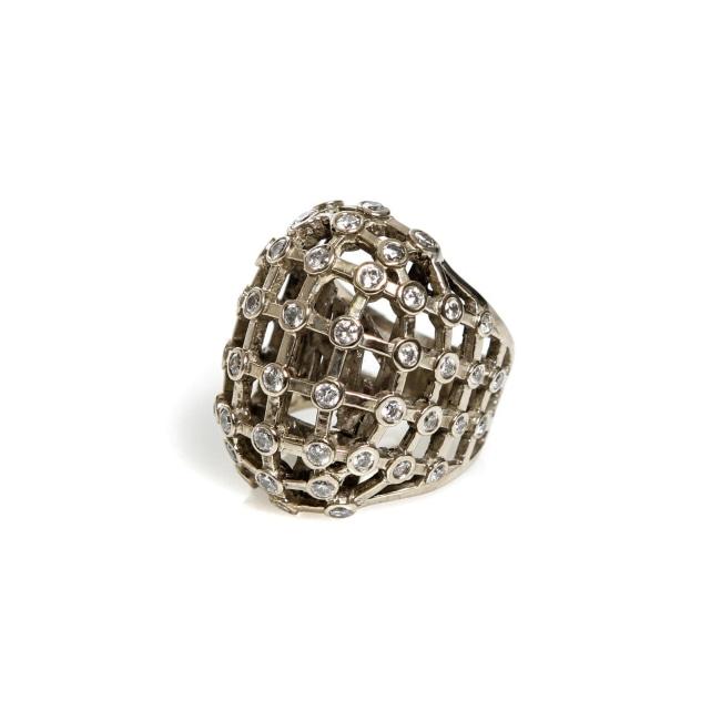 Caged Stone Ring Pm Rings