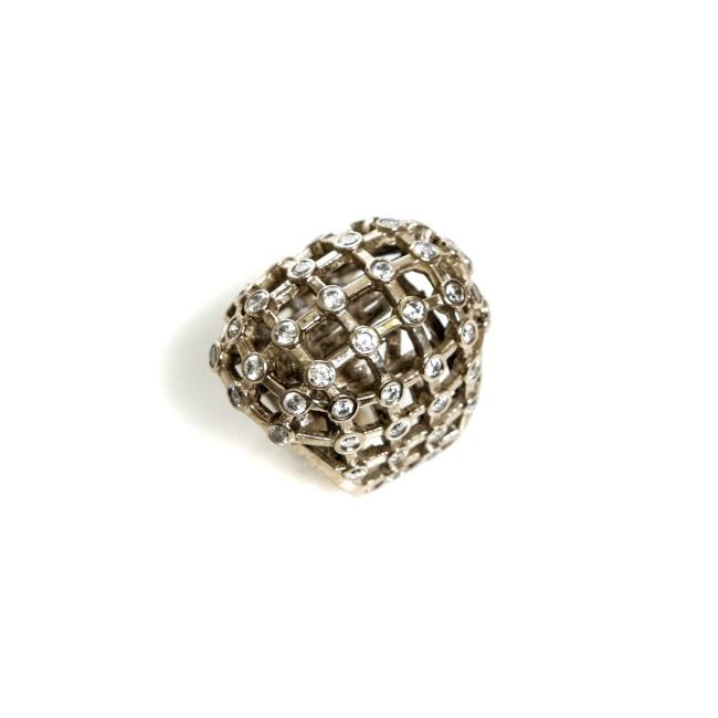 Caged Stone Ring Pm Rings