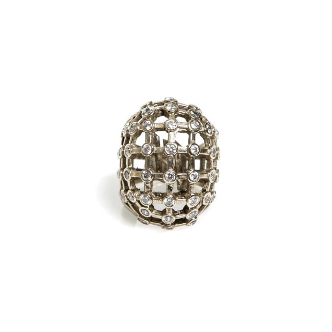 Caged Stone Ring Pm Rings
