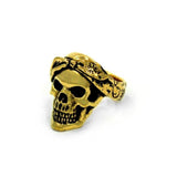 angle of the Cali Love Ring in gold from the han cholo music collection