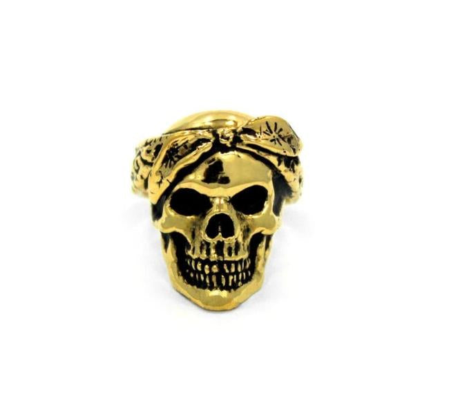 front of the Cali Love Ring in gold from the han cholo music collection