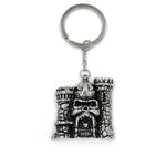 front of the Castle Grayskull Keychain from the masters of the universe collection