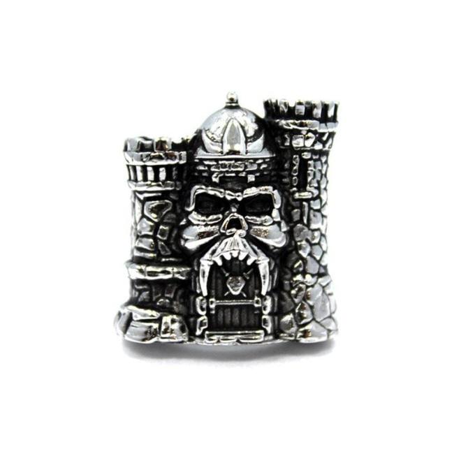 front of the Castle grayskull ring from the masters of the universe jewelry collection