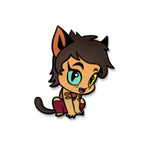 Catra from she-ra and the princesses of power chibi enamel pin