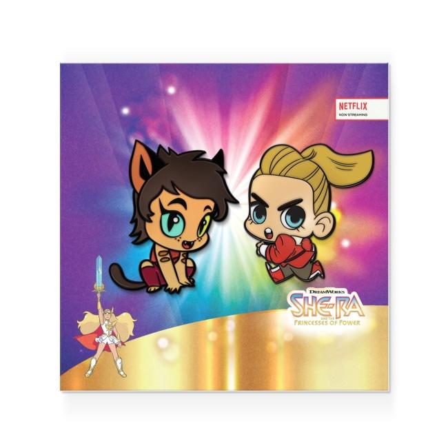 Catra and she-ra from she-ra and the princesses of power acessories