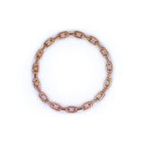 Chain Hoop Bangle, chain cuff, chain bracelet, womens bracelet, urban bracelet, han cholo