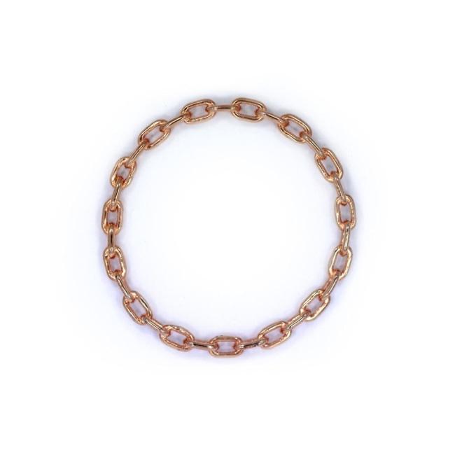Chain Hoop Bangle, chain cuff, chain bracelet, womens bracelet, urban bracelet, han cholo