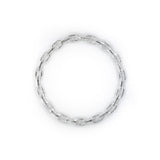 Chain Hoop Bangle, chain cuff, chain bracelet, womens bracelet, urban bracelet, han cholo