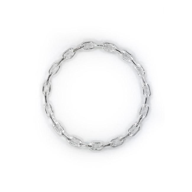Chain Hoop Bangle, chain cuff, chain bracelet, womens bracelet, urban bracelet, han cholo