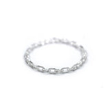 Chain Hoop Bangle, chain cuff, chain bracelet, womens bracelet, urban bracelet, han cholo