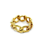Chain Ring, Cuban link chain ring, han cholo jewelry, 2 chain ring, chain rings, chain jewelry