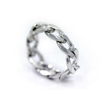 Chain Ring, Cuban link chain ring, han cholo jewelry, 2 chain ring, chain rings, chain jewelry