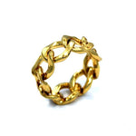 Chain Ring, Cuban link chain ring, han cholo jewelry, 2 chain ring, chain rings, chain jewelry