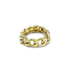 Chain Ring, Cuban link chain ring, han cholo jewelry, 2 chain ring, chain rings, chain jewelry