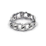 Chain Ring, Cuban link chain ring, han cholo jewelry, 2 chain ring, chain rings, chain jewelry