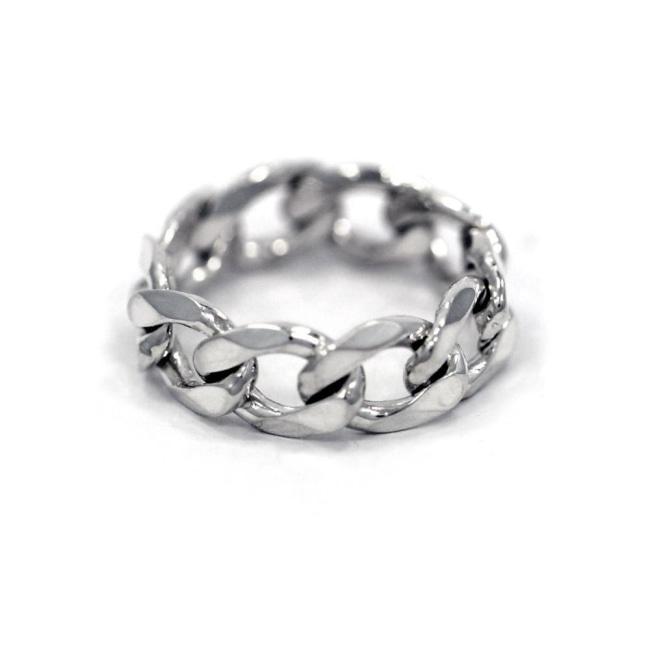 Chain Ring, Cuban link chain ring, han cholo jewelry, 2 chain ring, chain rings, chain jewelry