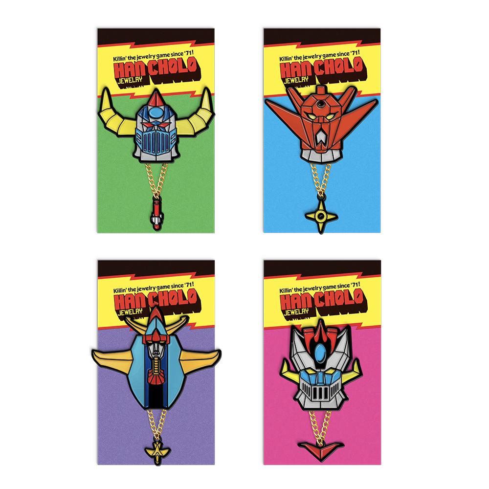 Han Chogun Warriors Enamel Pin Set Enamel Pin Han Chogun Warrior 