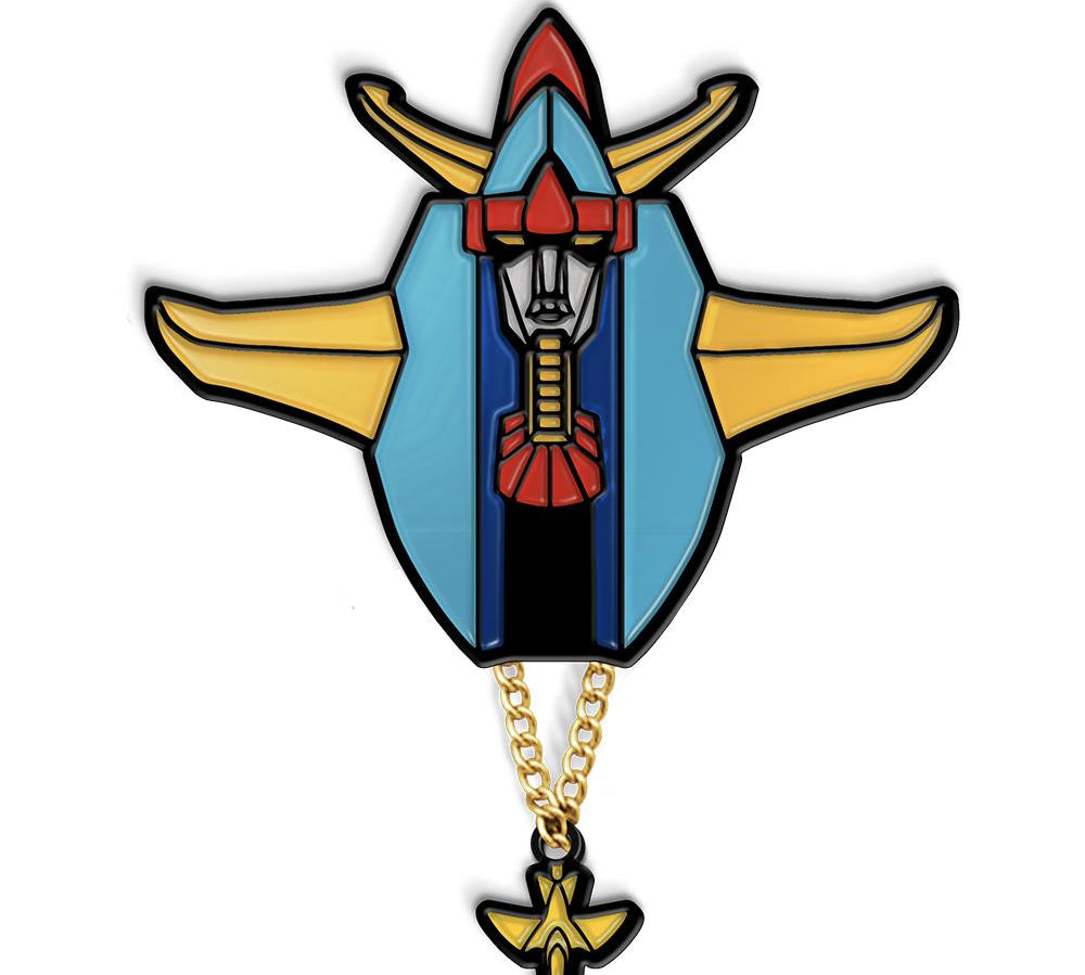 Han Cholos Shogun Warrior inspired raydeen enamel pin