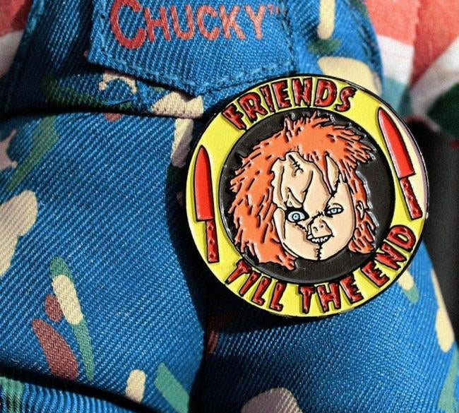 Chucky Friends Till The End Enamel Pin
